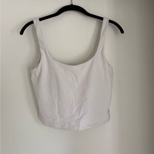 Vuori Daily Crop - White